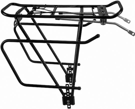 Suport De Bicicletă Montat Pe Cadru Zola Aluminiu Greutate Maximă Suportată 25 Kg 38 X 17 X 36 Cm Negru