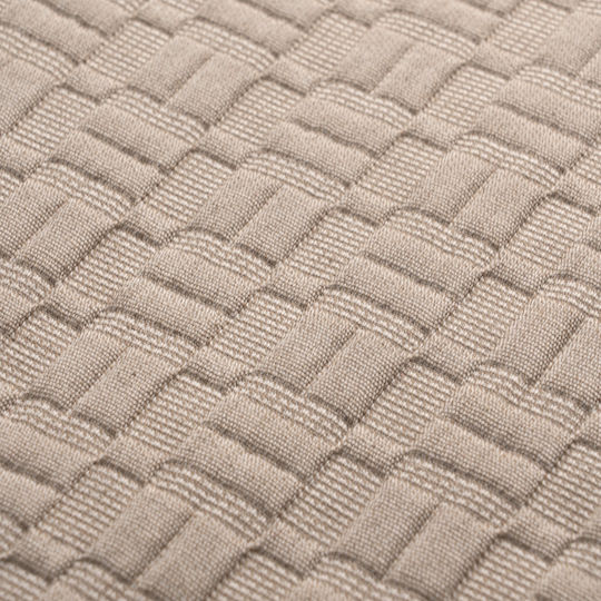 Adam Home Matlasse Romvia Pique Blanket Single 170x270cm Beige