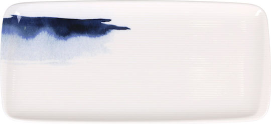 Bonna Serving Platter Rectangular Porcelain White 34x15cm