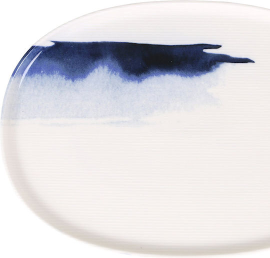 Bonna Oval Serving Platter Made of White Porcelain 34x23.5cm