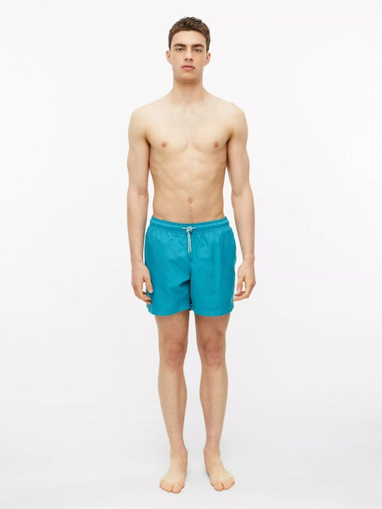 Men's Swim Shorts Turquoise with Patterns