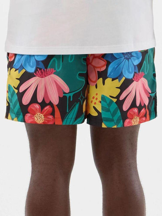 New Era Men's Swim Shorts Black