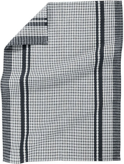 Tiseco Tiseco Küchentuch aus 100% Baumwolle in Schwarz Farbe 50x70cm 4 Stück