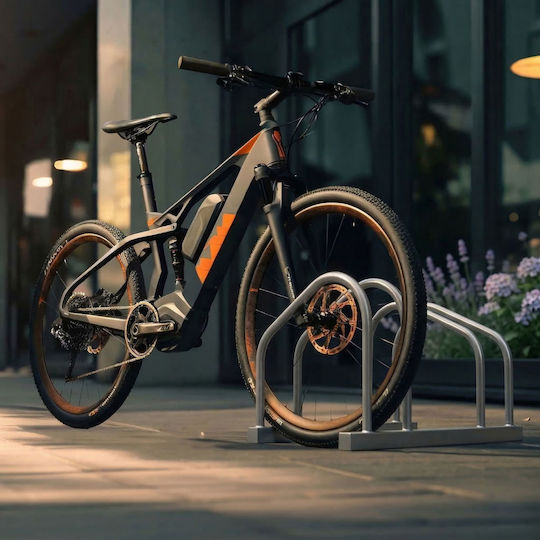 Relaxdays Bară De Parcare Pentru Biciclete Cu 2 Compartimente