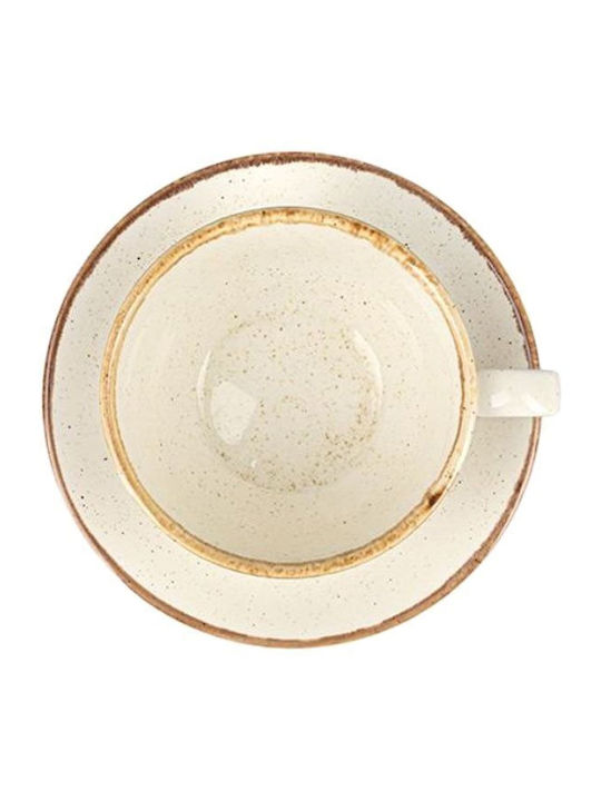 Porland Porcelain Beige Tea Cup 370ml