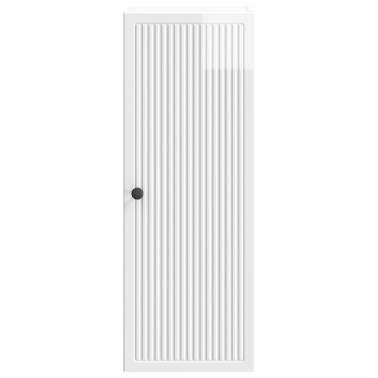 vidaXL Badezimmerschrank 33x34.5x90cm Weiß