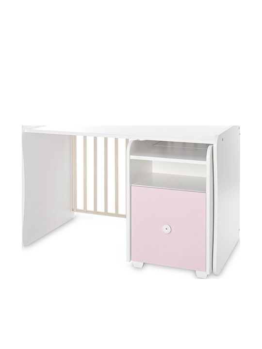 Lorelli Cabrio Babybett Trend Plus Rosa mit Matratze 70x160cm