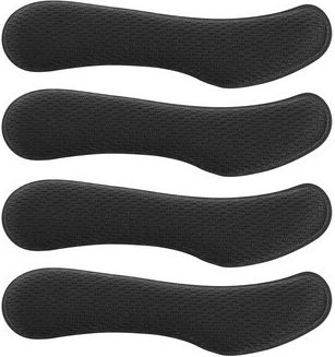 Set 54 Inserții Cască Bicicletă Zola Diverse Mărimi Forme Spumă Eva Bază Adezivă Prindere Velcro Negre
