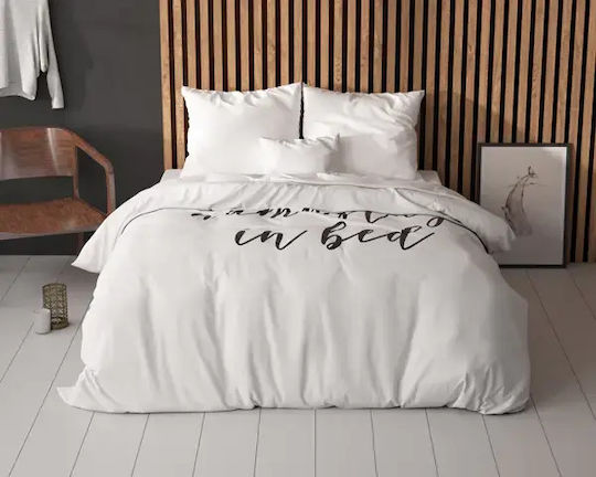 Sleeptime Подредба Плик За Завивка 140x220см Единичен с Калъфка Бял