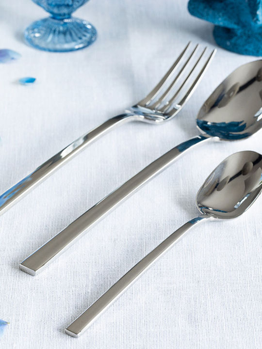 Bra Set De Tacâmuri Din Oțel Inoxidabil Argintiu 75 Bucăți