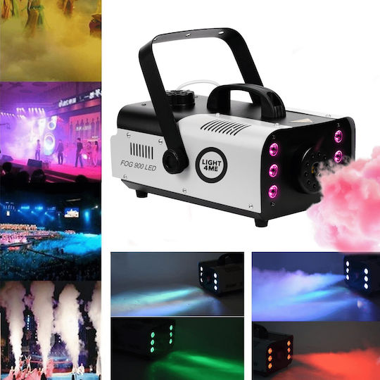 Light4me Fog Μηχανή Καπνού 900W με Ασύρματο / Ενσύρματο Χειριστήριο