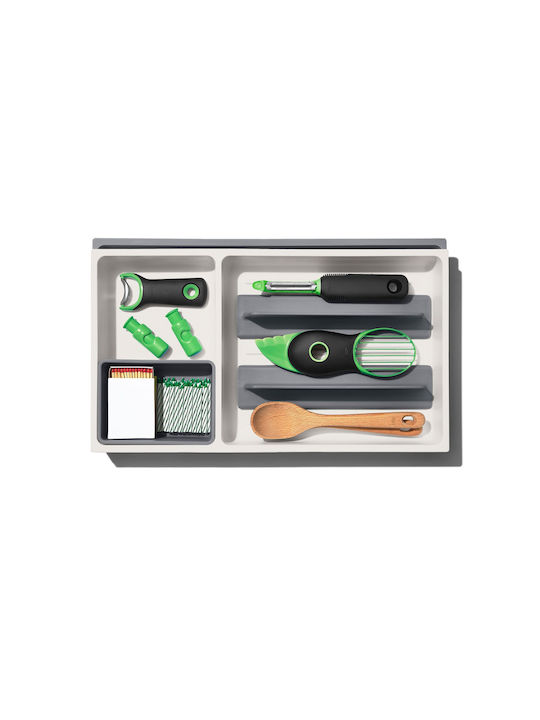 OXO Besteckeinsatz für Schubladen Kunststoff 41,5x25x6,3cm