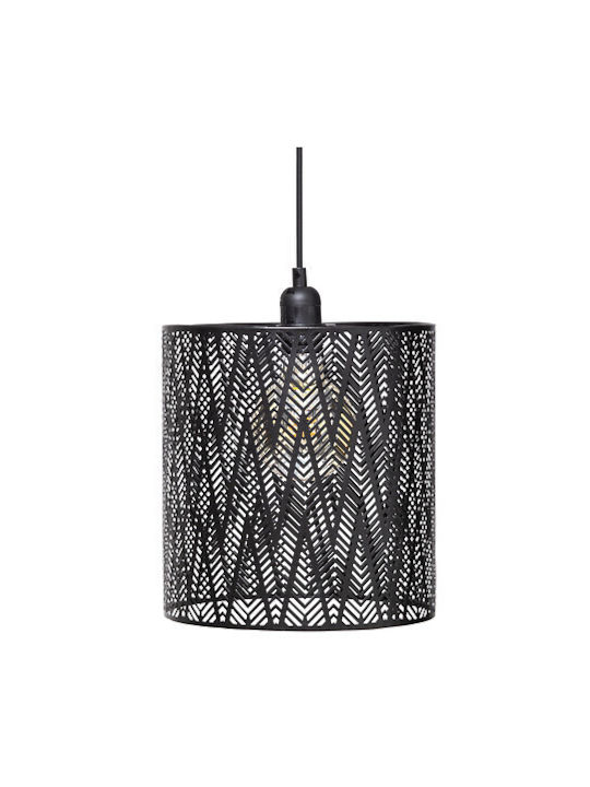 Atmosphera Lumini Suspendate Negru Cu Bază De Bec E27 24.5x24.5cm