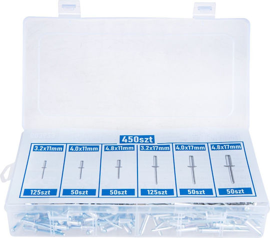 Geko Aluminium Nietmaschinen Set 450 Stück