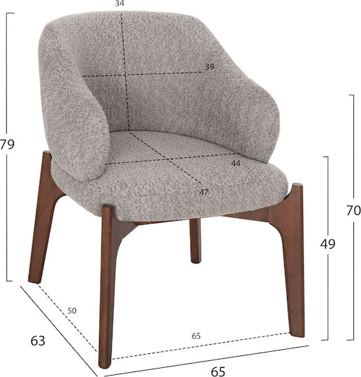 Esszimmermöbel-Set Abai mit 6 Stücken 180x90cm