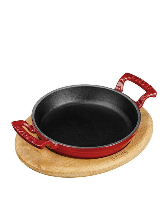 Lava Saganaki Cast Iron with Enamel Coating 20cm