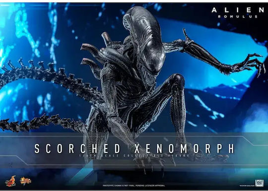 Hot Toys Alien Romulus Verbrennener Xenomorph Action-Figur in Maßstab 1:6