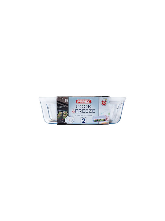 Pyrex Glass Lunch Box 1.5lt