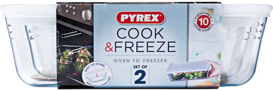 Pyrex Кутия За Храна Стъклена 1.5lt