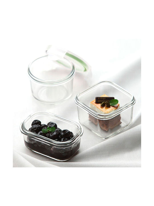 Glasslock Δοχείο Φαγητού Γυάλινο Μπλε 210ml