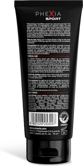 Hilfe Creme Phexia Muskeln Schmerz CBD Melatonin Chili Pfeffer 75 Ml