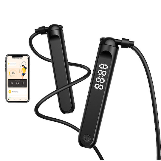 Smart 2-in-1 Springseil Ohne Kabel Bluetooth Smartphone App
