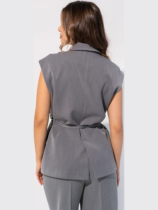 Elara Gray Women's Vest