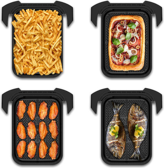 Rohnson Slim Friteuză cu Aer 10l Neagră