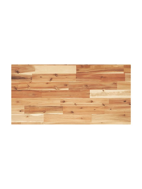 vidaXL Raft De Bibliotecă Rectangular Din Lemn Masiv Maro 100x40x2cm 3279560 2 Bucăți