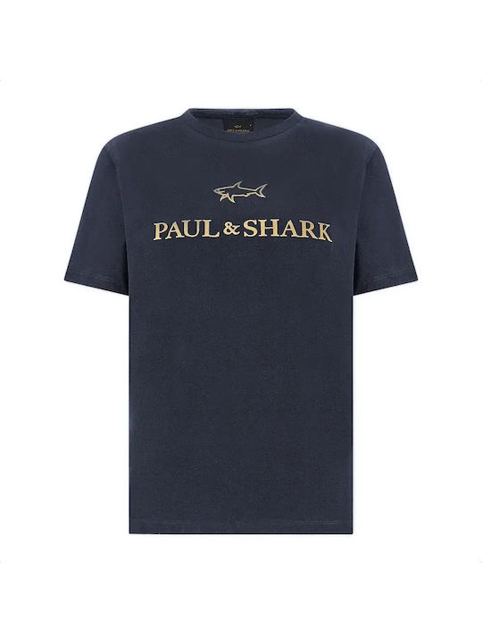 T-shirt Blue/gold