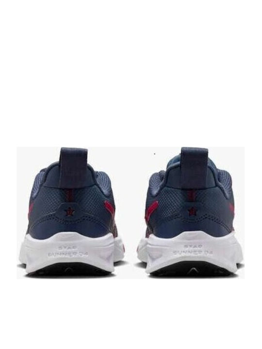 Stern Läufer STAR RUNNER 4 Kinder Sportschuhe Laufen mit Schnürsenkeln Blau