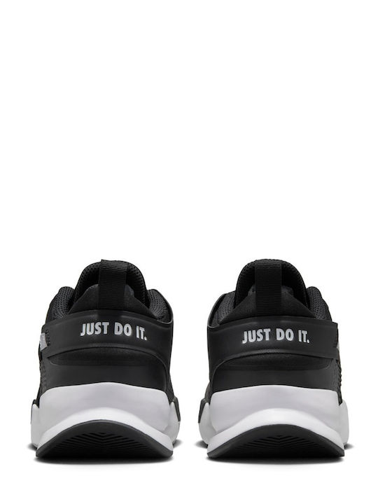 Crosscourt Gs Kids Sports Shoes Tennis with Laces Black