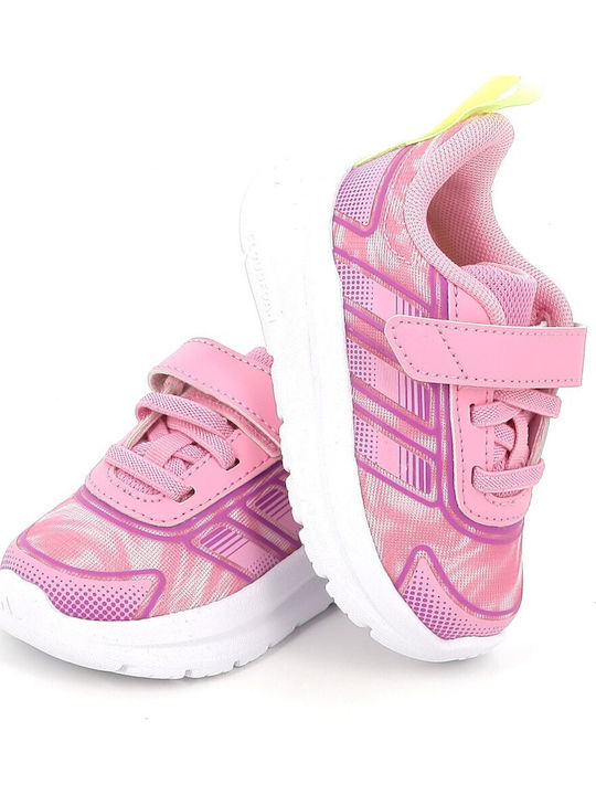 Tensaur Run Kinder Sportschuhe Running mit Bügel- und Schleifenverschluss Rosa