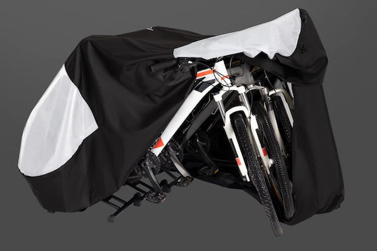 Xxl Husă Transparentă Pentru Bicicletă 3 Biciclete Transport Depozitare