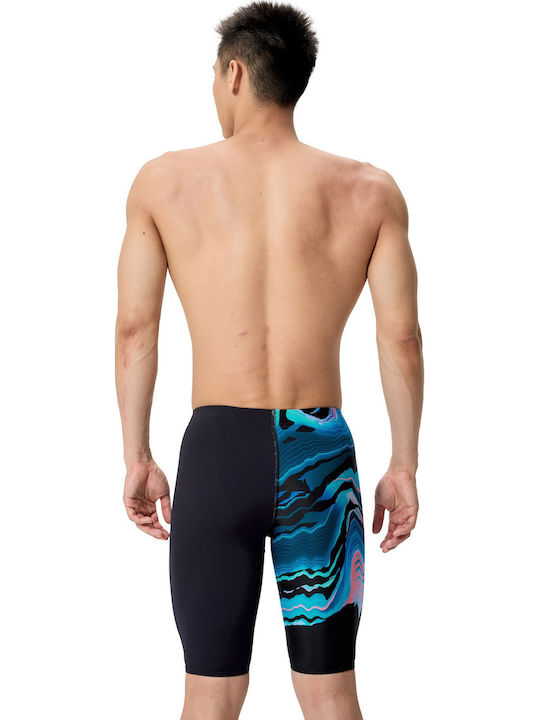 Speedo Placement Ανδρικό Αγωνιστικό Jammer Μαγιό Κολύμβησης Μαύρο
