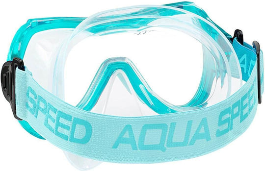 Aquaspeed Μάσκα Θαλάσσης με Αναπνευστήρα Παιδική Τιρκουάζ