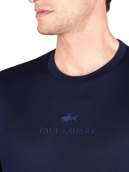 T-shirt Navy Μπλε
