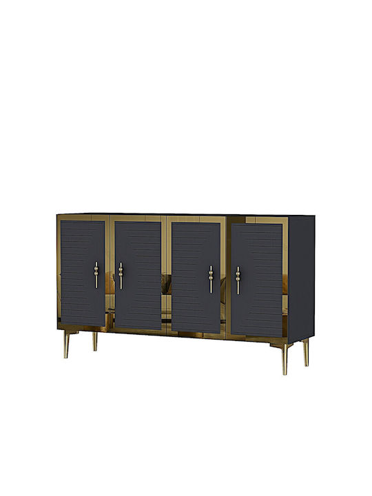 Μπουφές Ξύλινος Καφέ 120x30x75cm