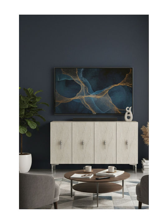 Μπουφές Ξύλινος Καφέ 120x32x75cm