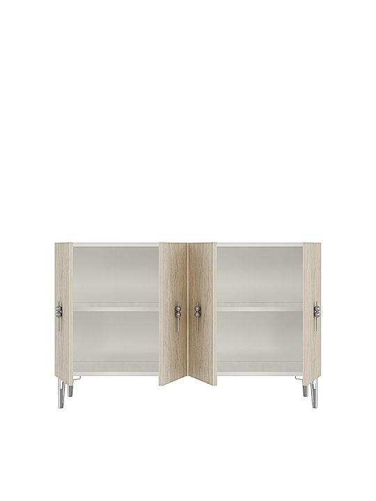 Μπουφές Ξύλινος Καφέ 120x32x75cm
