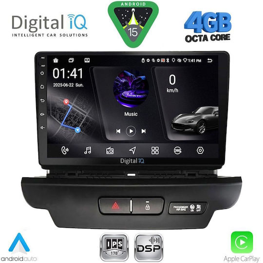 Digital IQ Ηχοσύστημα Αυτοκινήτου για Kia Ceed / XCeed 2018-2022 (Bluetooth/USB/WiFi/GPS/Apple-Carplay/Android-Auto) με Οθόνη Αφής 10"