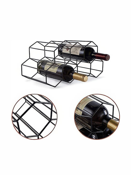 Weinregal Tischplatte Metallen Schwarz B095C1BPWG Weinregal Tischplatte Metallen Schwarz B095C1BPWG