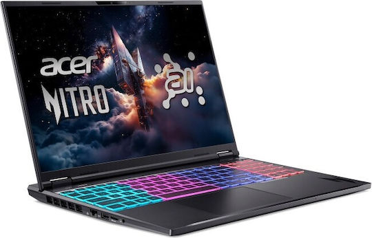 Acer Nitro 16 AI AN16 -61 16" IPS QHD+ (Ryzen AI 300 Serie-9 365/32GB/1.0TB SSD/GeForce RTX 5070/W11 Startseite) (Englisch (US) Tastatursprache)