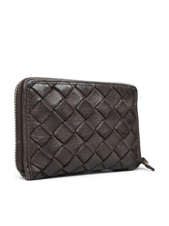 Small Leather Women's Wallet Brown