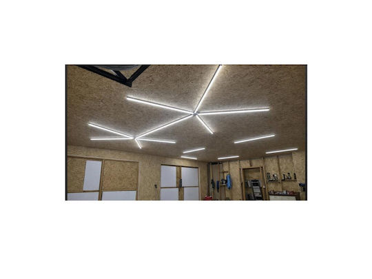 Линейно LED Осветително Тяло Тип T5-T8 Дължина 120cm Хладно Бяло IP20 Aria Trade