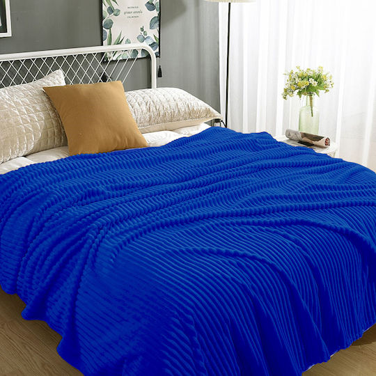 Διπλή 200x220εκ. Dark Blue