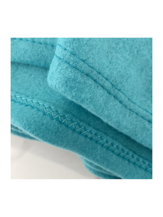 Fleece Blanket Single 150x200cm Aqua