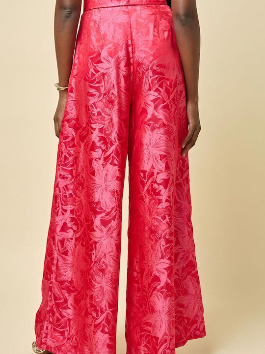 Project Soma Damen Stoffhose Cranberry