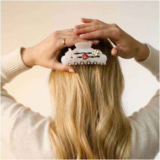 Invisibobble My Claw L Full Charms Κλάμερ Μεγάλου Μεγέθους 1 Τεμάχιο & Charms Διάφορα Σχέδια 5 Τεμάχια