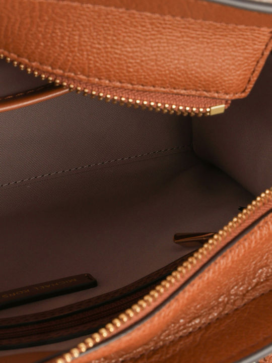 Michael Leather Women's Satchel Bag Brown
